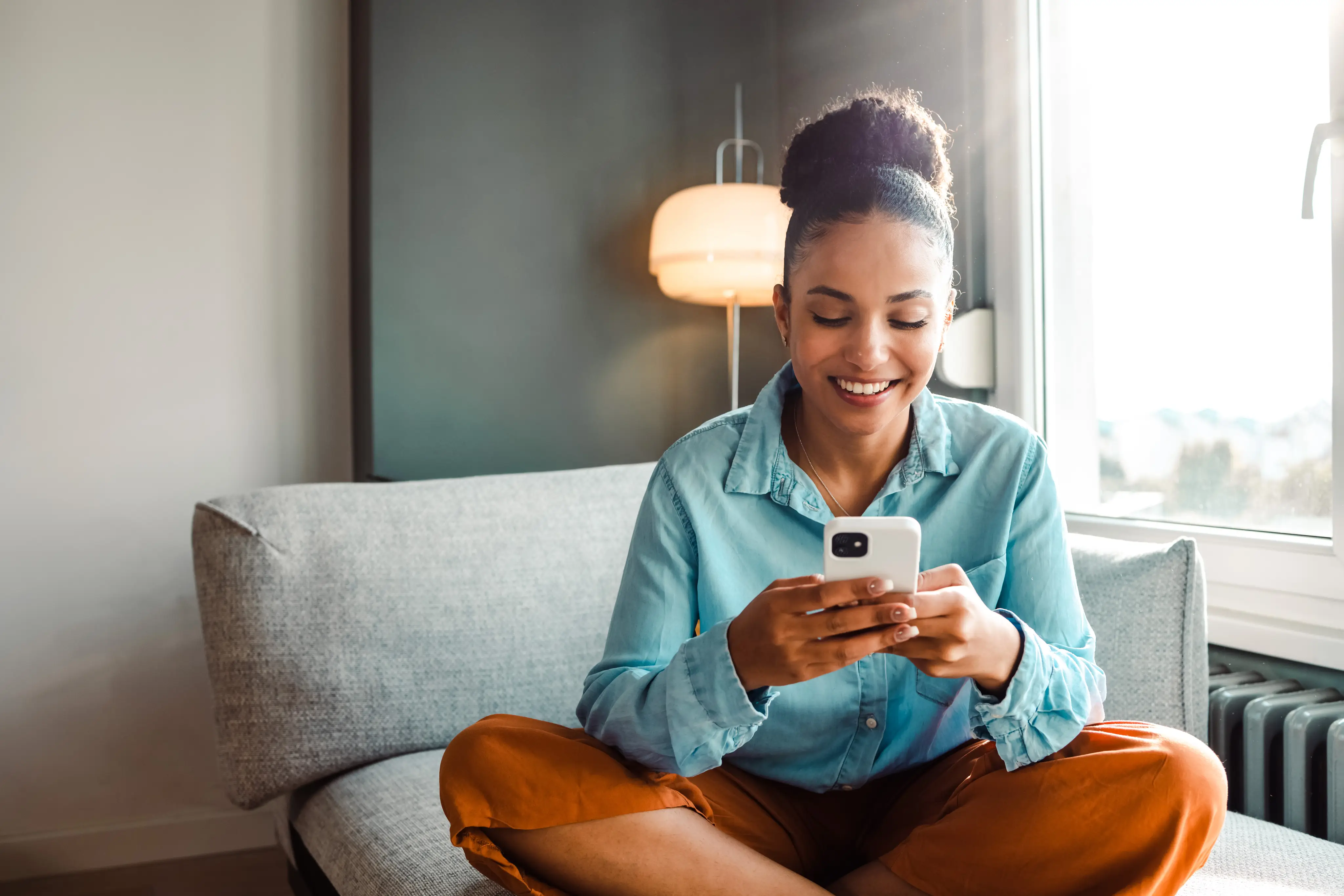 Borrower reviewing HomeHub account details on a laptop